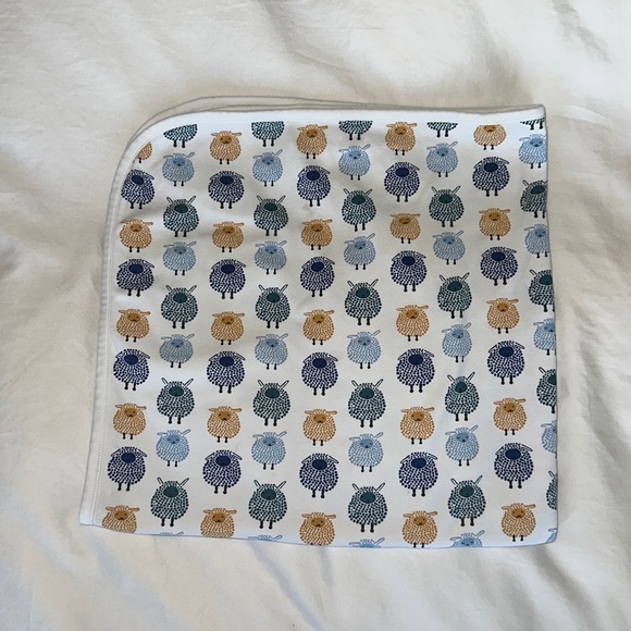 Like new, ROLLER RABBIT WOOLIES INFANT RECEIVING BLANKET - Picture 2 of 4
